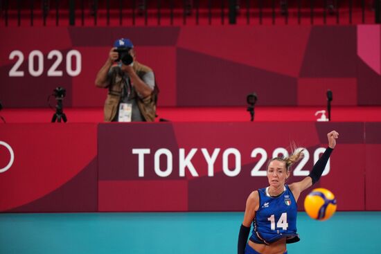 Олимпиада-2020. Волейбол. Женщины. Матч Россия - Италия
