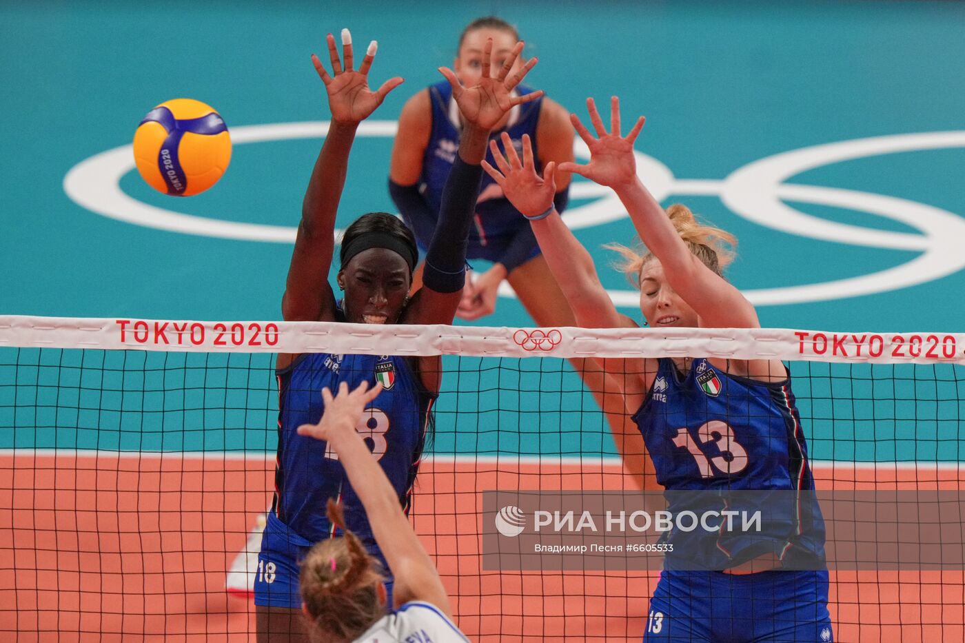 Олимпиада-2020. Волейбол. Женщины. Матч Россия - Италия