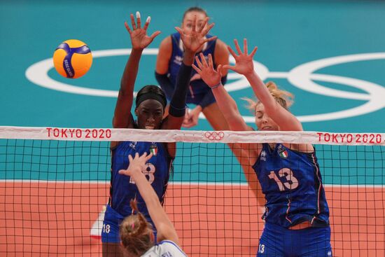 Олимпиада-2020. Волейбол. Женщины. Матч Россия - Италия