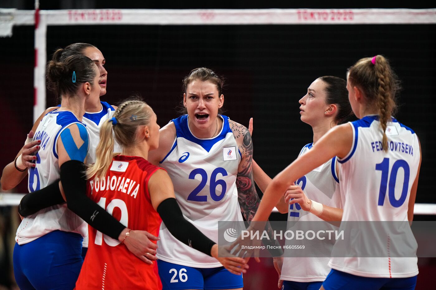 Олимпиада-2020. Волейбол. Женщины. Матч Россия - Италия