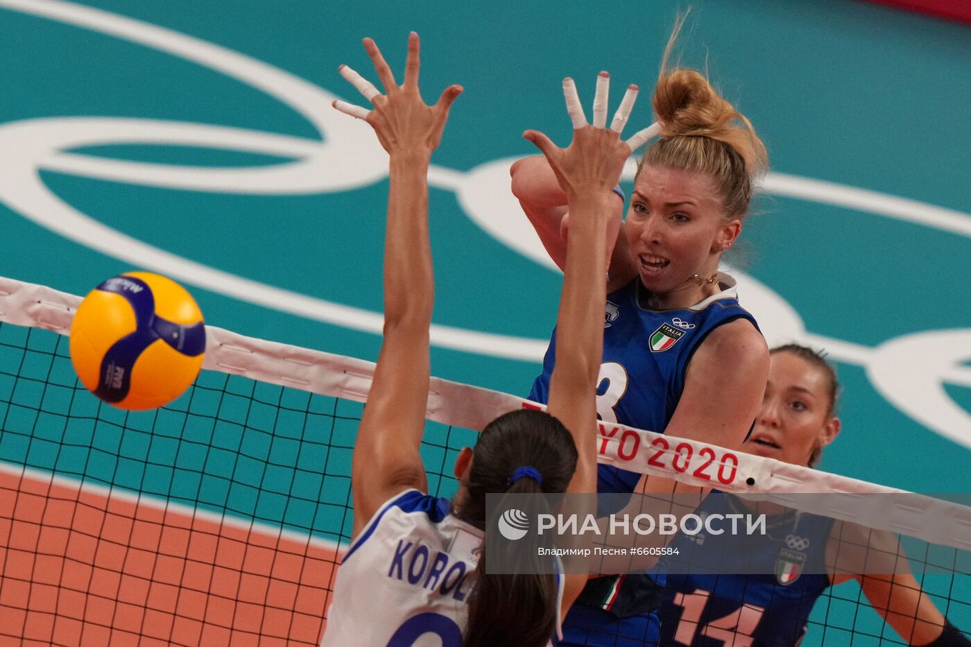Олимпиада-2020. Волейбол. Женщины. Матч Россия - Италия