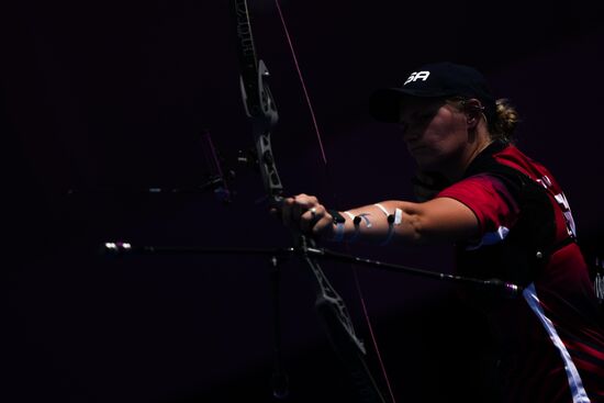 Олимпиада-2020. Стрельба из лука. Женщины. Командное первенство