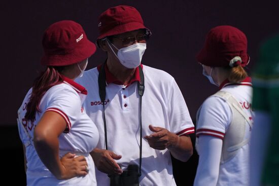 Олимпиада-2020. Стрельба из лука. Женщины. Командное первенство