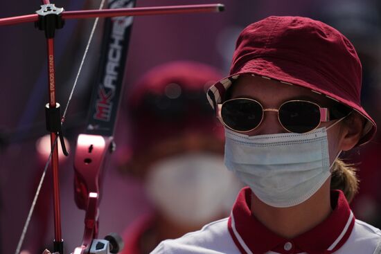 Олимпиада-2020. Стрельба из лука. Женщины. Командное первенство