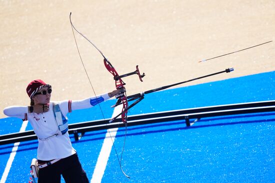 Олимпиада-2020. Стрельба из лука. Женщины. Командное первенство