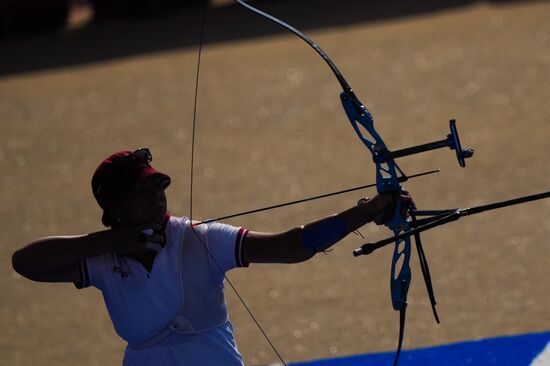 Олимпиада-2020. Стрельба из лука. Женщины. Командное первенство