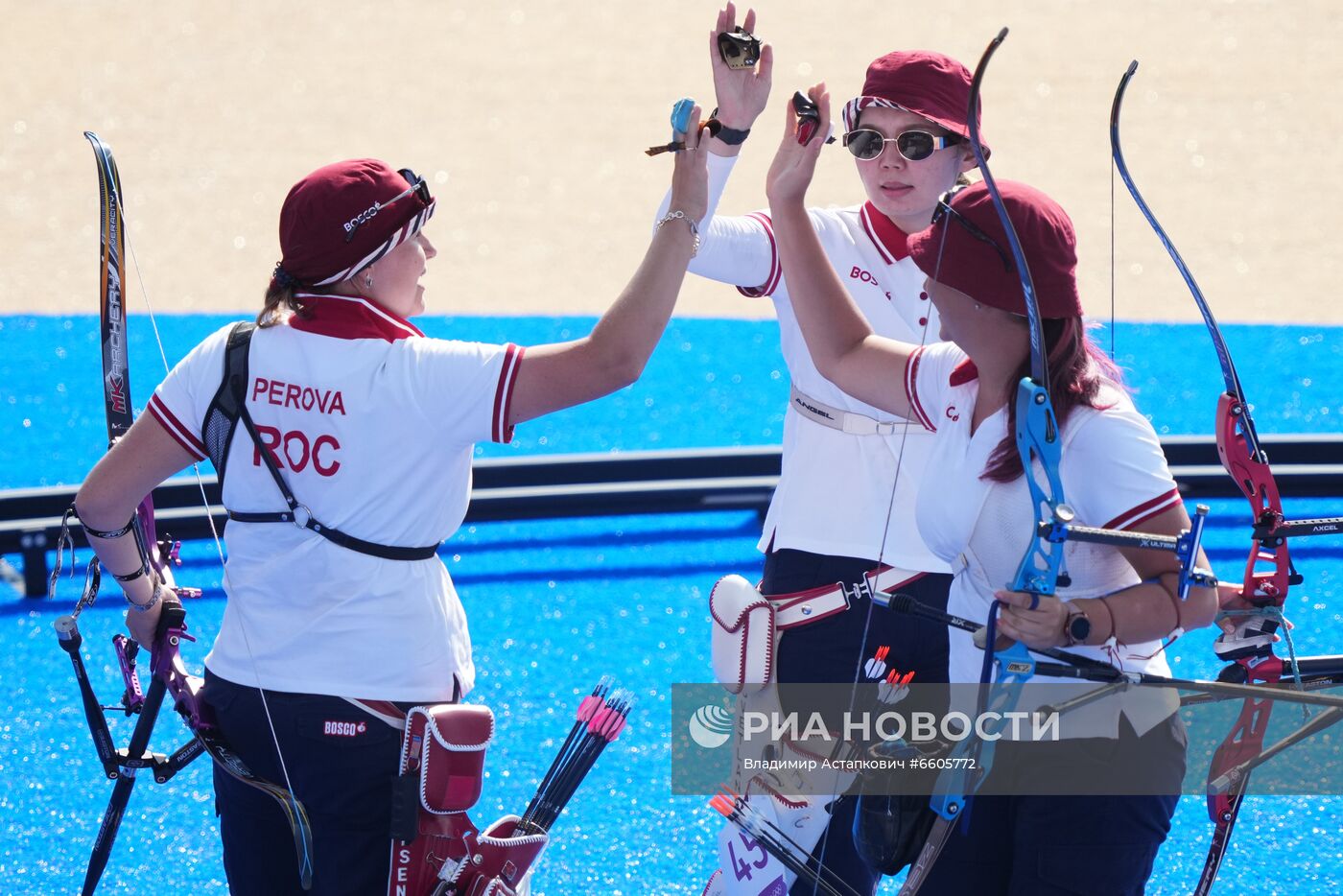 Олимпиада-2020. Стрельба из лука. Женщины. Командное первенство