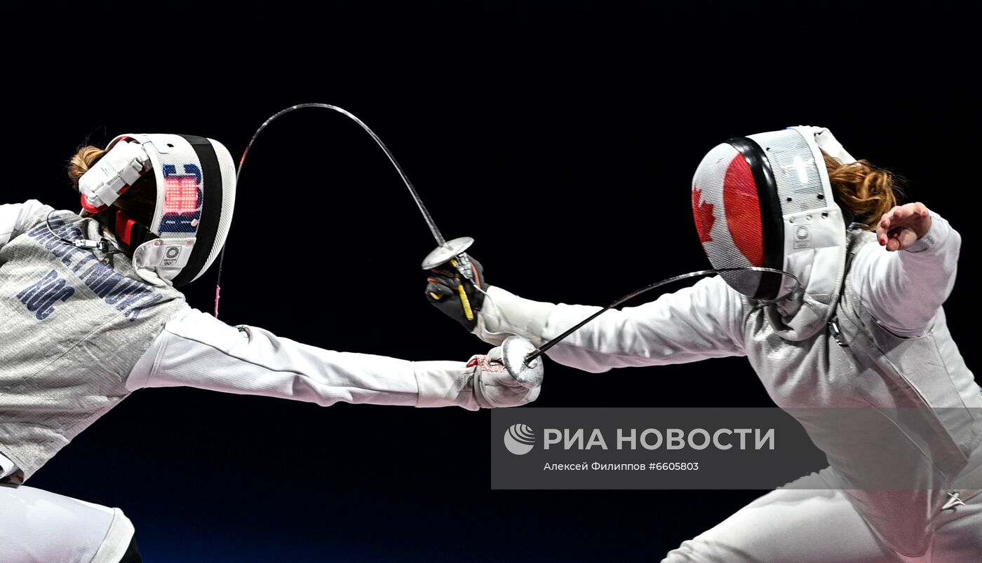 Олимпиада-2020. Фехтование. Женщины. Рапира