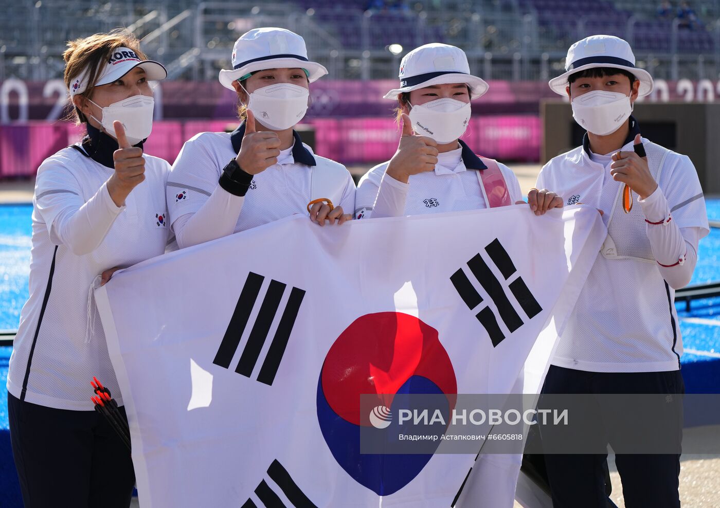 Олимпиада-2020. Стрельба из лука. Женщины. Командное первенство