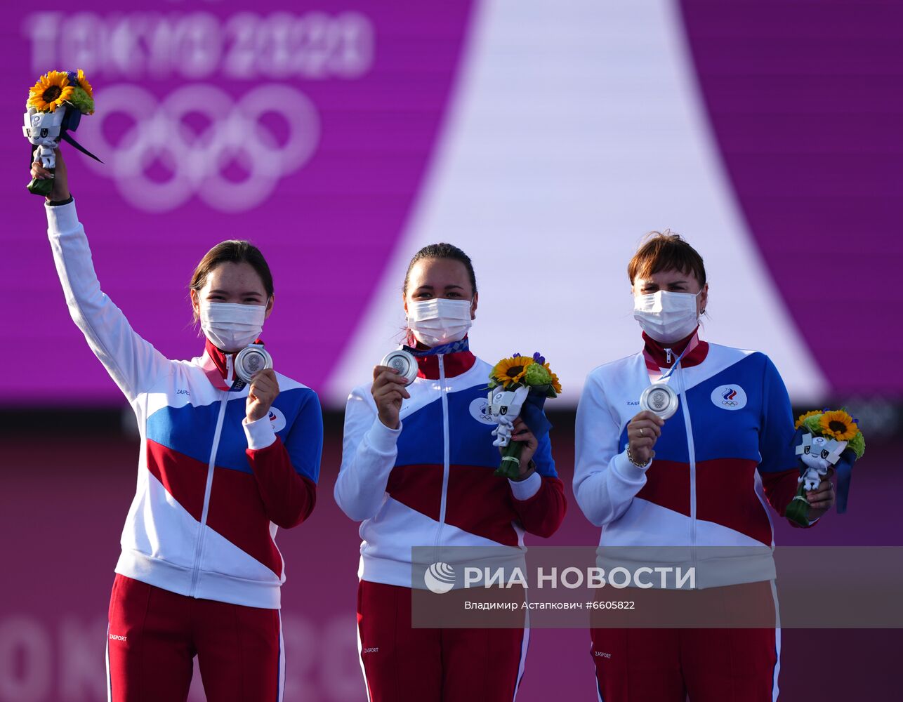 Олимпиада-2020. Стрельба из лука. Женщины. Командное первенство