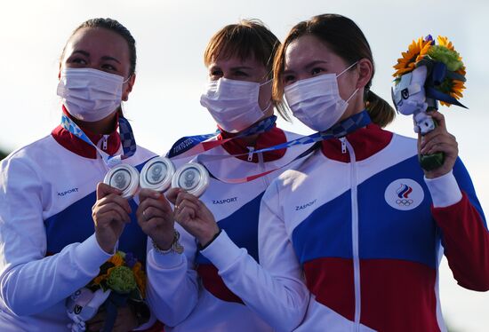 Олимпиада-2020. Стрельба из лука. Женщины. Командное первенство