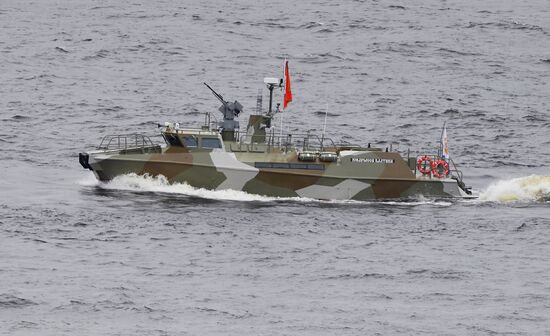 Празднование Дня ВМФ в Санкт-Петербурге