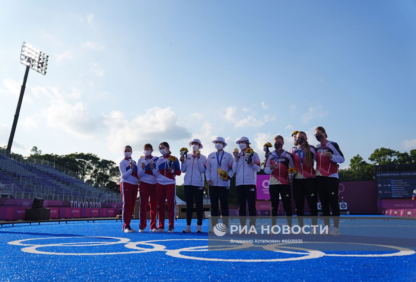 Олимпиада-2020. Стрельба из лука. Женщины. Командное первенство