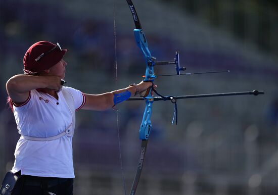 Олимпиада-2020. Стрельба из лука. Женщины. Командное первенство