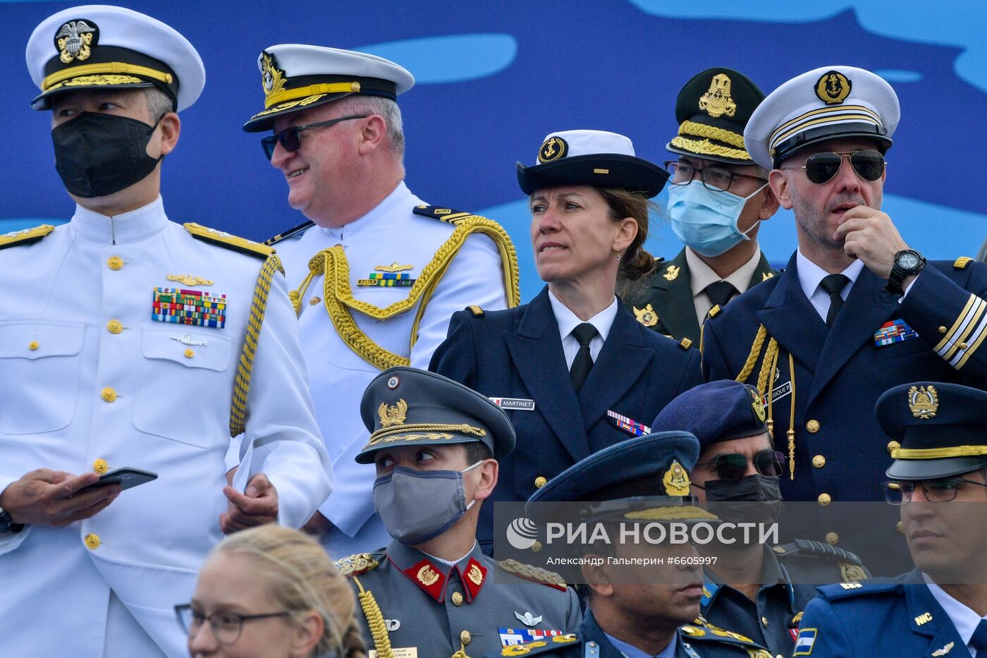 Празднование Дня ВМФ в Санкт-Петербурге