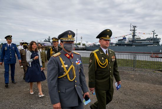 Празднование Дня ВМФ в Санкт-Петербурге
