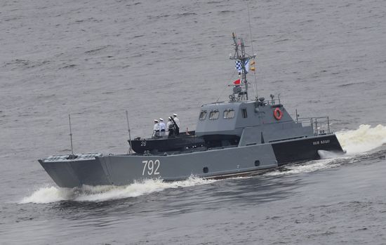 Празднование Дня ВМФ в Санкт-Петербурге