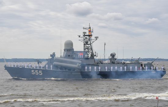 Празднование Дня ВМФ в Санкт-Петербурге