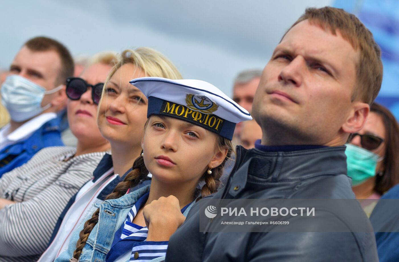 Празднование Дня ВМФ в Санкт-Петербурге