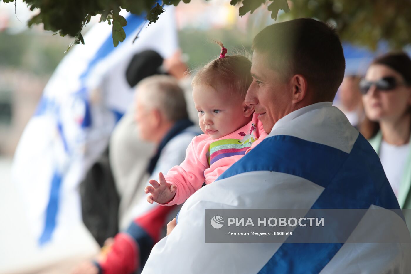 Празднование Дня ВМФ в Санкт-Петербурге