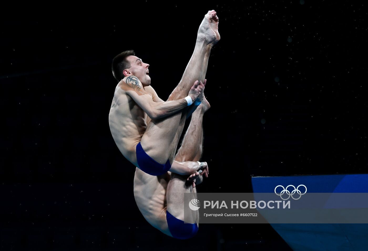 Олимпиада-2020. Синхронные прыжки в воду. Мужчины. Вышка 10 м 