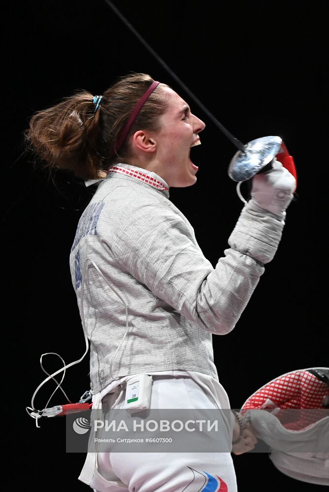 Олимпиада-2020. Фехтование. Женщины. Сабля