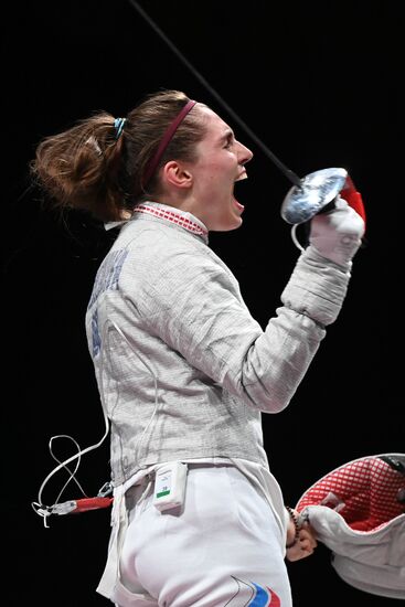 Олимпиада-2020. Фехтование. Женщины. Сабля