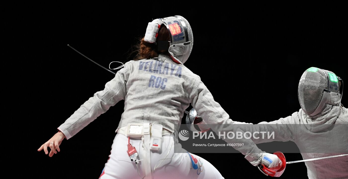 Олимпиада-2020. Фехтование. Женщины. Сабля