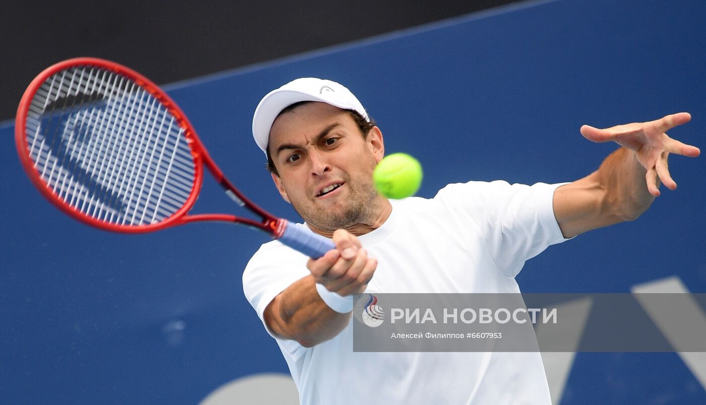 Олимпиада-2020. Теннис. Мужчины. А. Карацев - Ж. Шарди