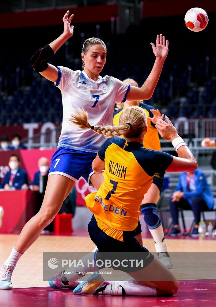 Олимпиада-2020. Гандбол. Женщины. Матч Швеция - Россия