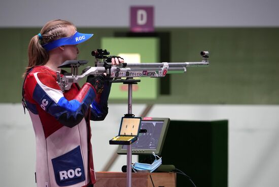 Олимпиада-2020. Стрельба. Пневматическая винтовка. Смешанная команда