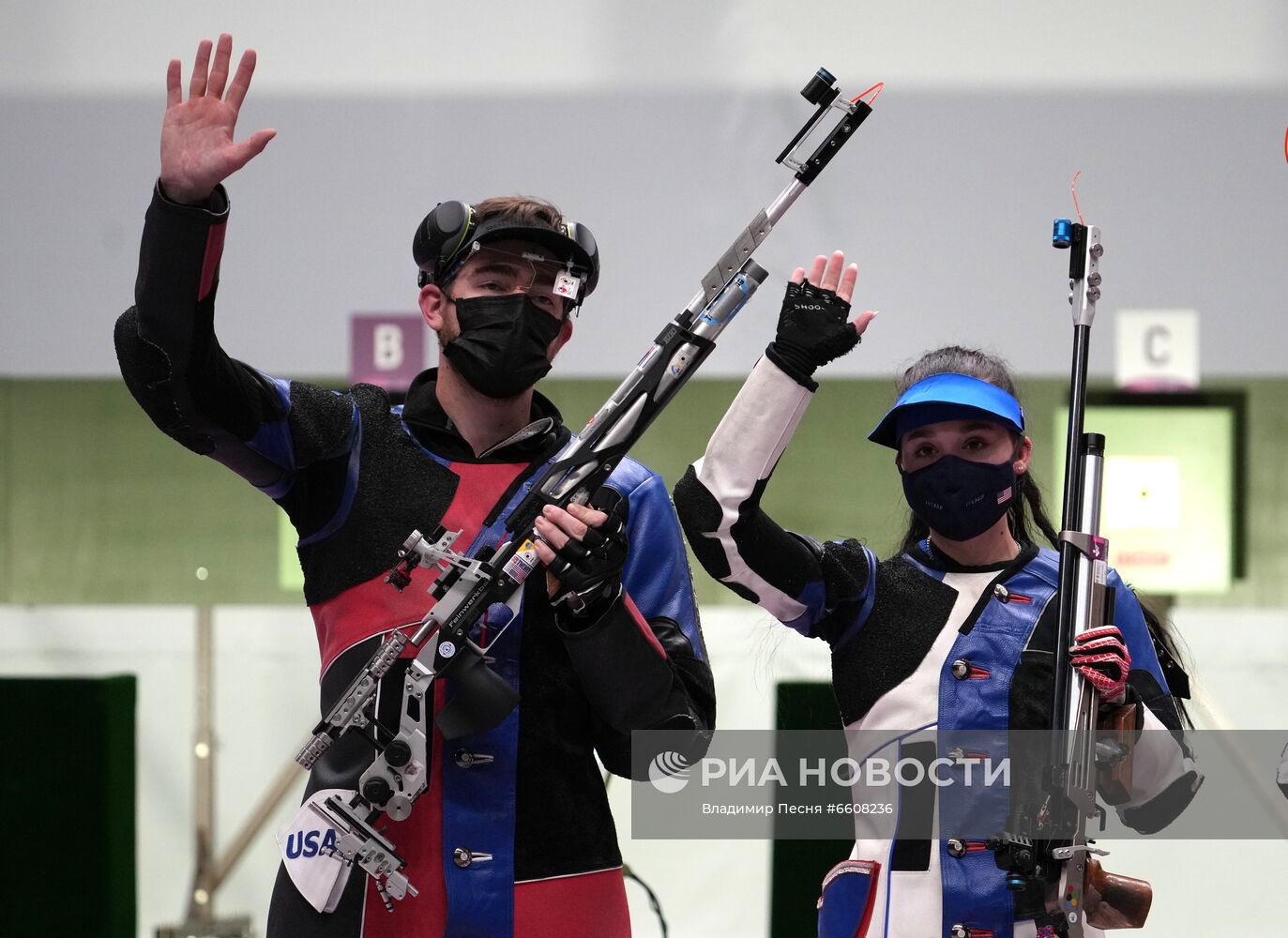 Олимпиада-2020. Стрельба. Пневматическая винтовка. Смешанная команда