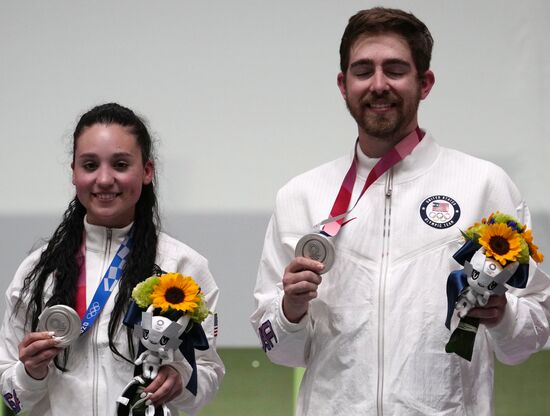 Олимпиада-2020. Стрельба. Пневматическая винтовка. Смешанная команда