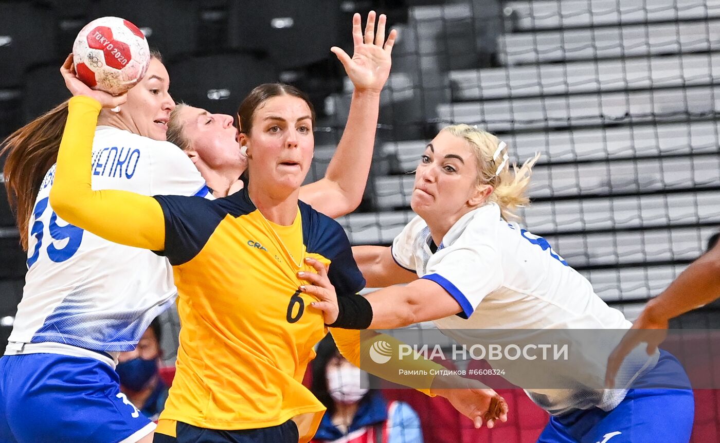 Олимпиада-2020. Гандбол. Женщины. Матч Швеция - Россия