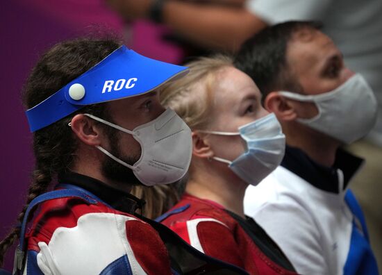 Олимпиада-2020. Стрельба. Пневматическая винтовка. Смешанная команда