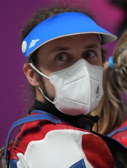 Олимпиада-2020. Стрельба. Пневматическая винтовка. Смешанная команда