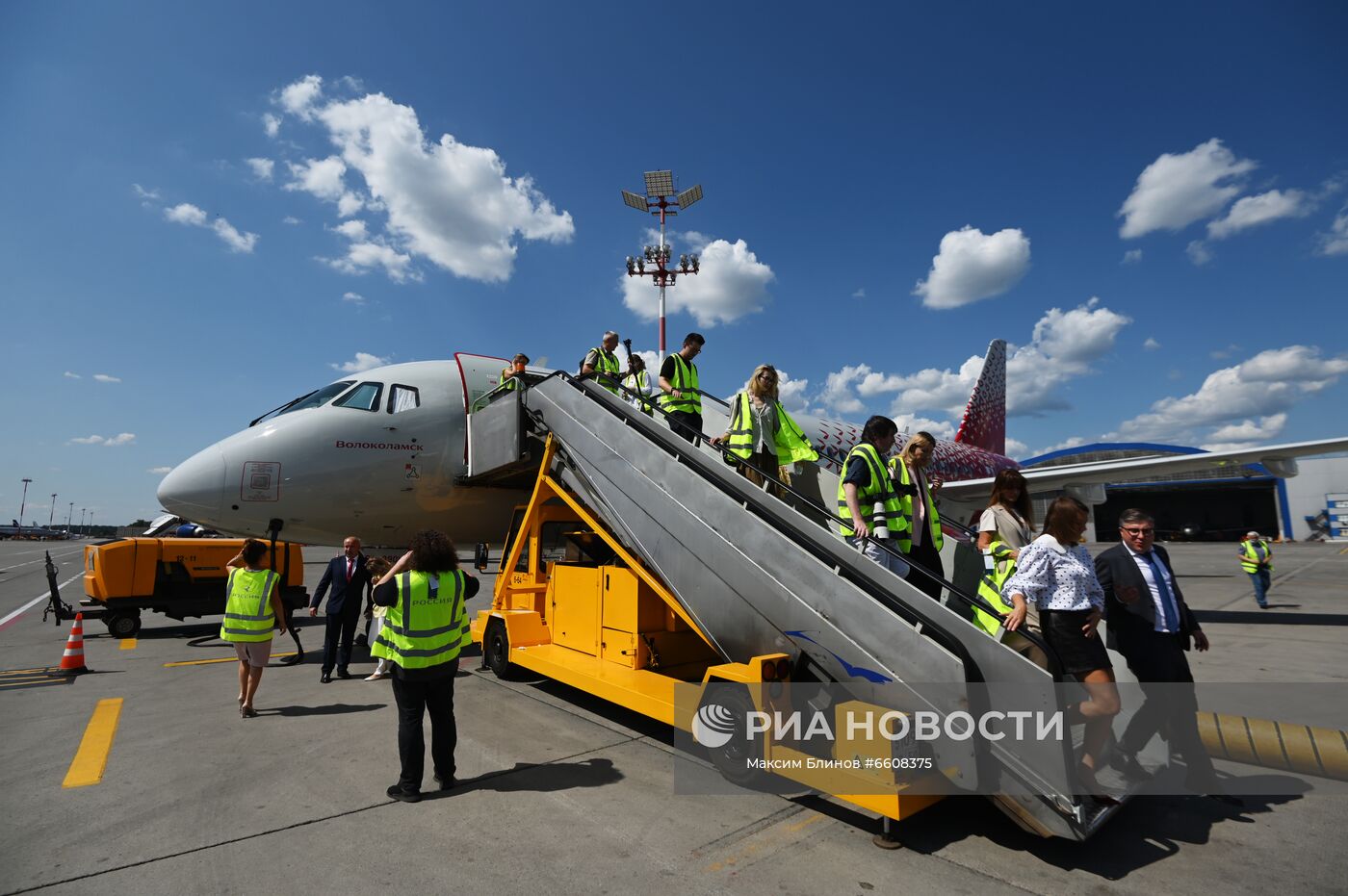 Презентация воздушного судна Superjet 100 "Волоколамск"