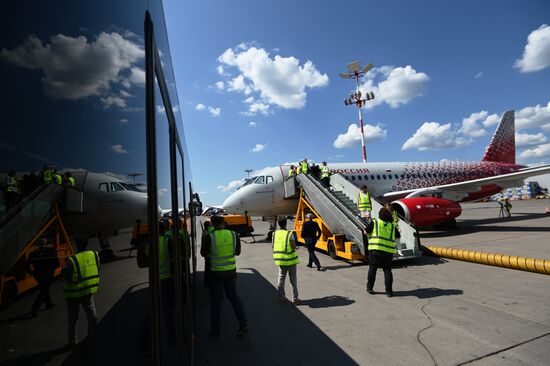 Презентация воздушного судна Superjet 100 "Волоколамск"