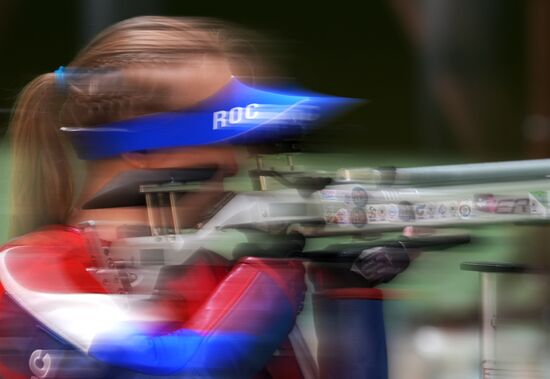 Олимпиада-2020. Стрельба. Пневматическая винтовка. Смешанная команда