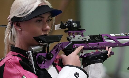 Олимпиада-2020. Стрельба. Пневматическая винтовка. Смешанная команда