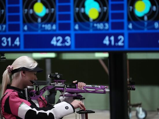 Олимпиада-2020. Стрельба. Пневматическая винтовка. Смешанная команда