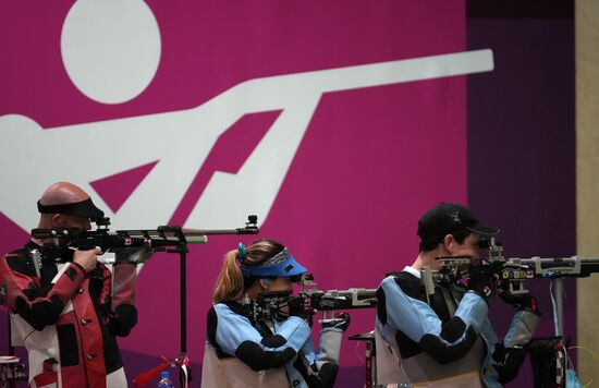 Олимпиада-2020. Стрельба. Пневматическая винтовка. Смешанная команда