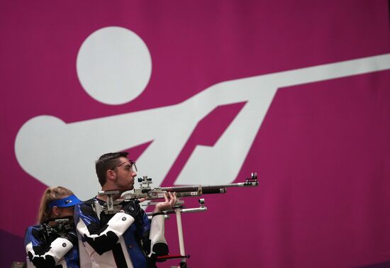 Олимпиада-2020. Стрельба. Пневматическая винтовка. Смешанная команда