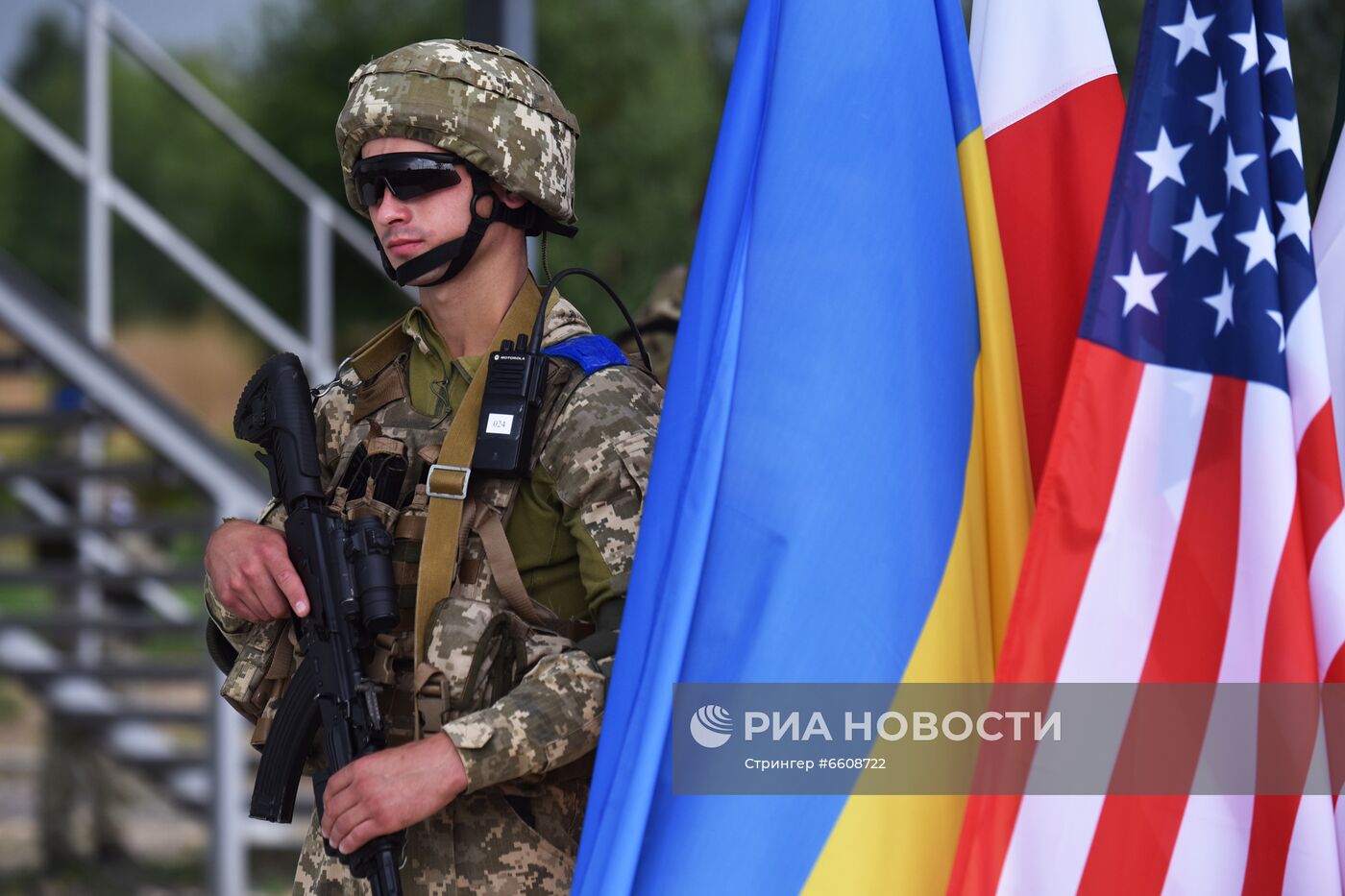 Совместные учения стран НАТО и Украины "Три меча-2021"