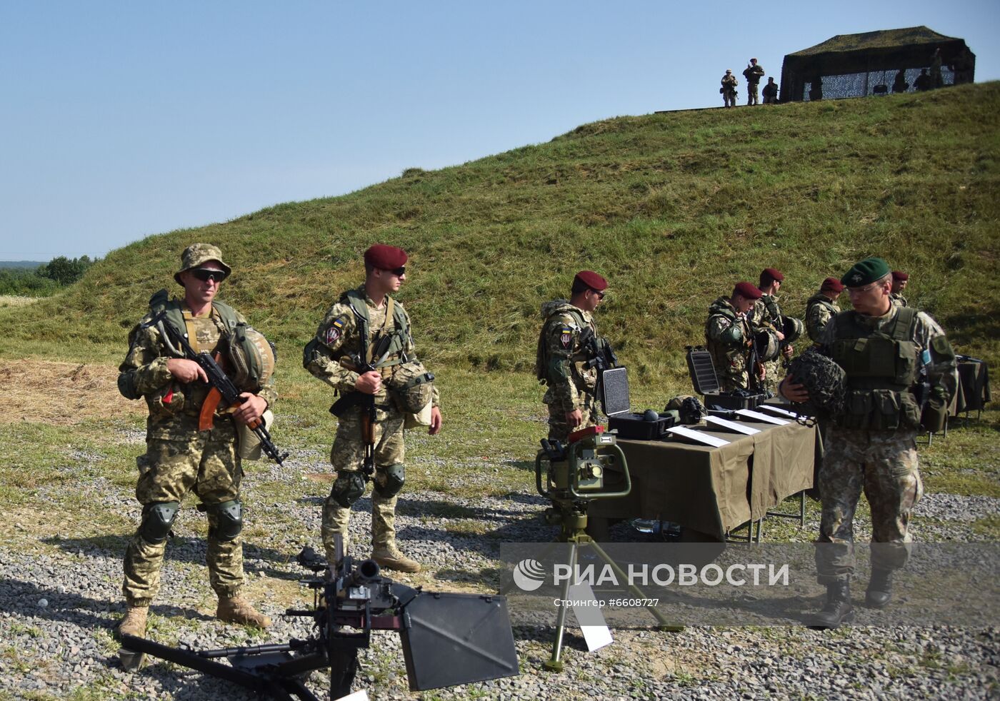 Совместные учения стран НАТО и Украины "Три меча-2021"