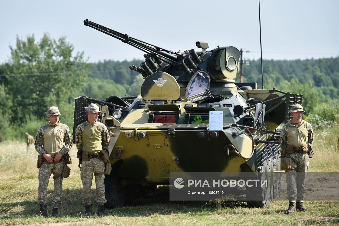 Совместные учения стран НАТО и Украины "Три меча-2021"