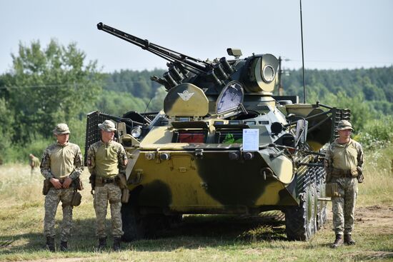 Совместные учения стран НАТО и Украины "Три меча-2021"