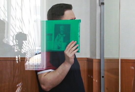 Оглашение приговора  Д. Лобову и А. Хачатряну, обвиняемым в госизмене
