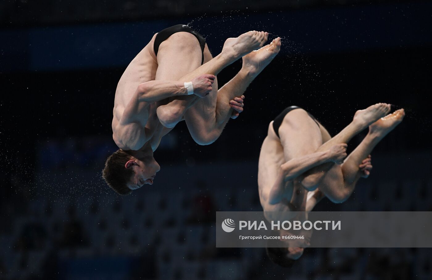 Олимпиада-2020. Синхронные прыжки в воду. Мужчины. Трамплин 3 м