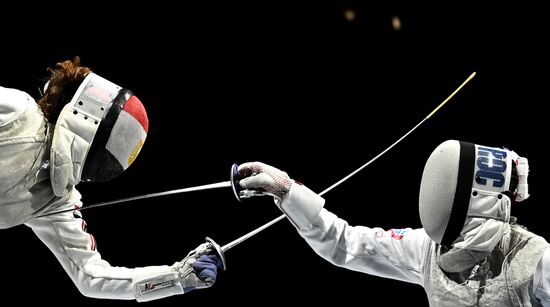 Олимпиада-2020. Фехтование. Женщины. Рапира. Командное первенство